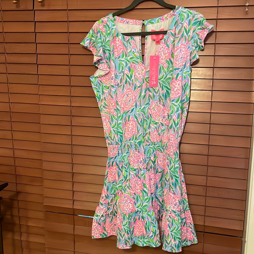 NWT Lilly Pulitzer ravi short sleeve romper